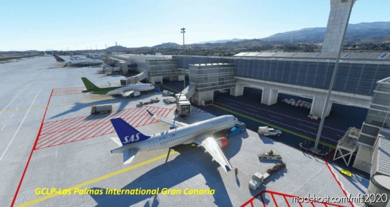 MSFS 2020 Spain Airport Mod: Gclp-Las Palmas International, Gran Canaria (Featured)