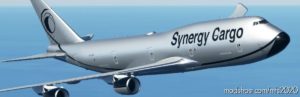 MSFS 2020 747-8 Livery Mod: Synergy Cargo 747-8F 4K, 4 Variants, Working (Image #2)