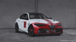 GTA 5 Vehicle Mod: 2021 Alfa Romeo Giulia Gtam (Image #2)