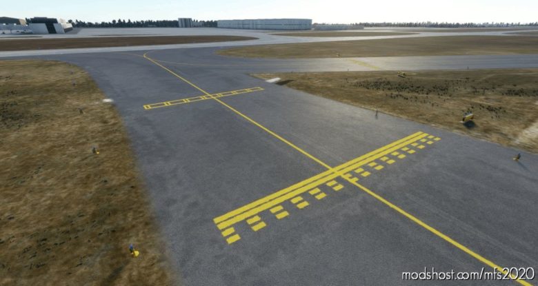 MSFS 2020 Mod: Very Simple Enhanced Airport Ground Texture (Featured)