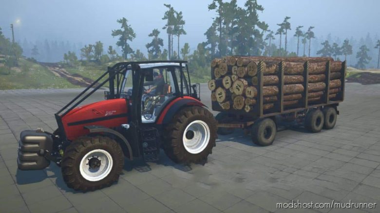 MudRunner Mod: Same Fortis 190 Forestry Edition Tractor (Featured)