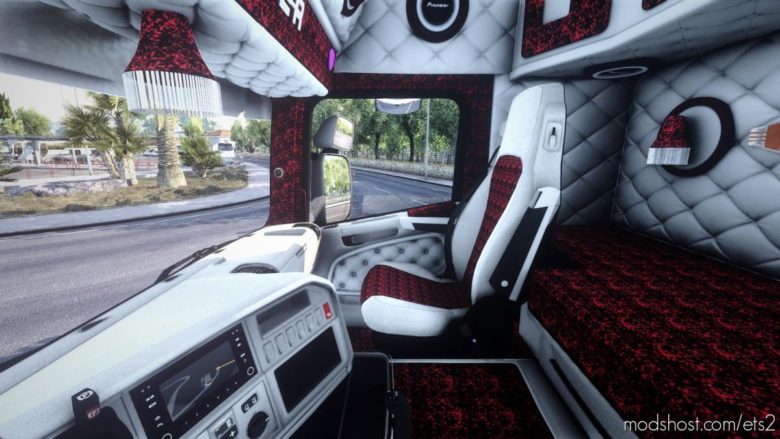 ETS2 Scania Mod: RJL White Holland Interior 1.40 (Featured)