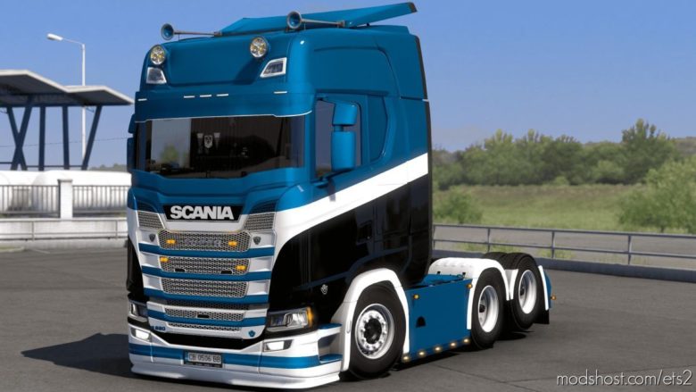 ETS2 Scania Mod: Skin By Kript Paintjob’s Scania S (Featured)