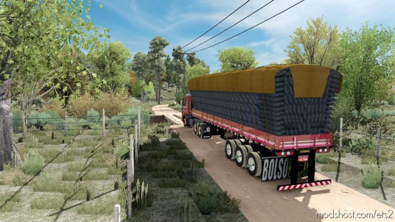 ETS2 Brazil Mod: Realistic Brazil Map Mod (Mapa Oeste Baiano) 1.40 (Featured)