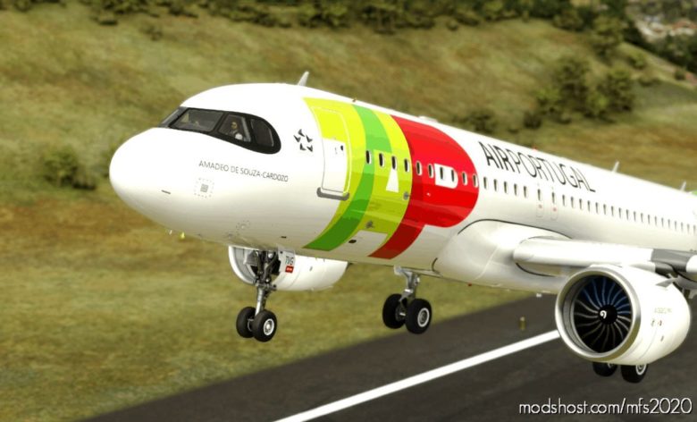 MSFS 2020 Portugal Livery Mod: 16 K V9.5 TAP Cs-Tvg AIR Portugal V9.5 (Featured)