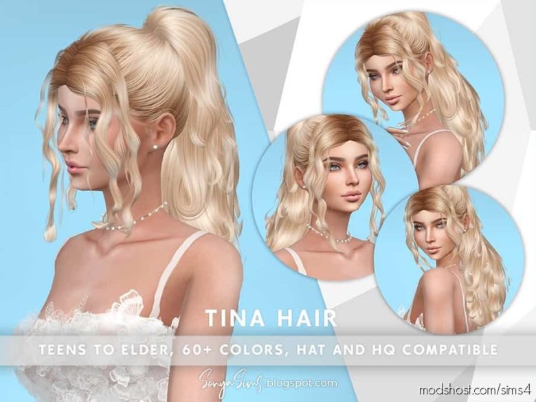 Sims 4 Mod: Tina Hair (Featured)