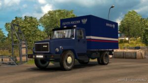 ETS2 Standalone Truck Mod: GAZ 3307-33081 + Trailers 1.40 (Featured)