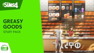 Sims 4 Interior Mod: Greasy Goods – Custom Stuff Pack (Featured)