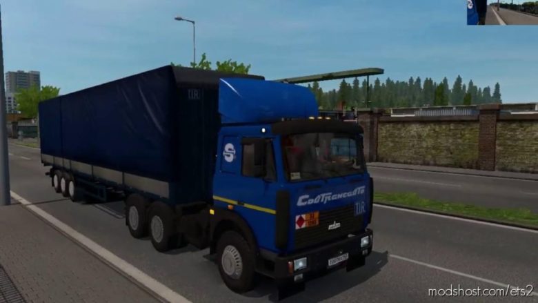 ETS2 MAZ Truck Mod: 5432-6422 1.39 (Featured)