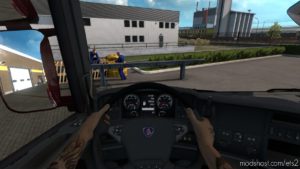 ETS2 Mod: Animated Hands For Driver 1.39.X (Image #2)