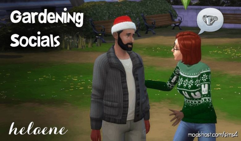 Sims 4 Mod: Helaene – Gardening Social Interactions (Featured)