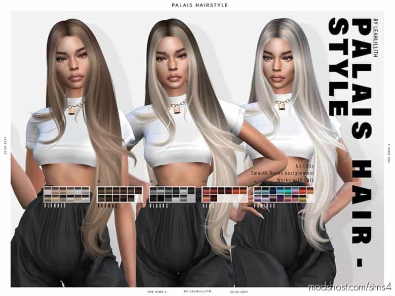 Sims 4 Mod: Palais Hairstyle (Featured)