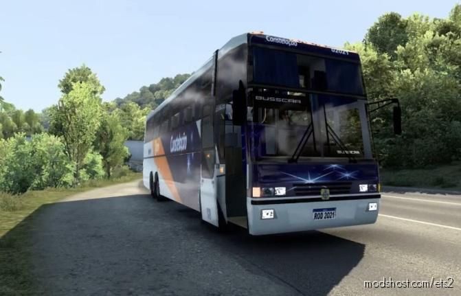 ETS2 FMOD Mod: Busscar Jumbuss 380 T Scania + Skins Brasileiras 1.40.X (Featured)