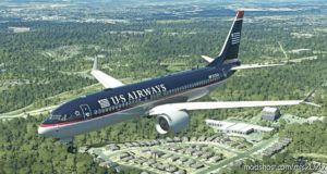 MSFS 2020 Boeing Livery Mod: US Airways (OLD Colors) – B737 MAX (Featured)