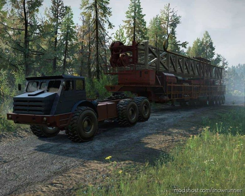 SnowRunner Truck Mod: Mogilev-7411 V1.0.2 (Featured)