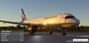 MSFS 2020 A320neo Livery Mod: Aeroflot 2019 “Brand Image” (Based ON A350) A320Neo 8K V2.0 (Featured)