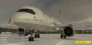 MSFS 2020 A320neo Livery Mod: Aeroflot 2019 “Brand Image” (Based ON A350) A320Neo 8K V2.0 (Image #2)