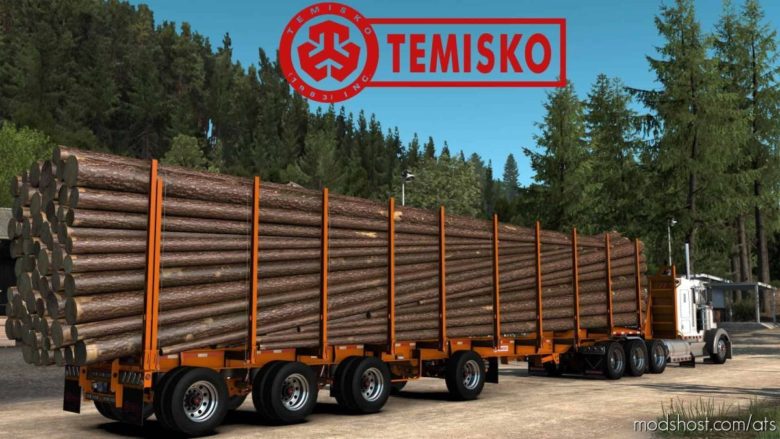 ATS Mod: Temisko Quad Axle LOG Trailer 1.40 (Featured)