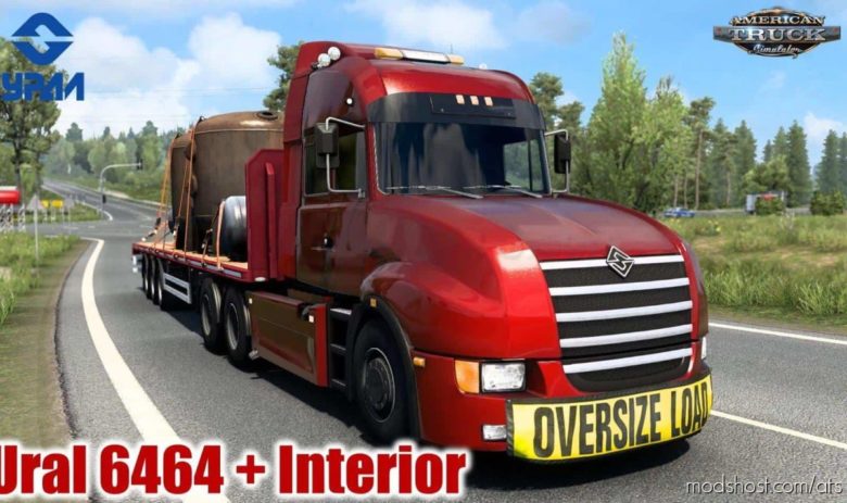 ATS Ural Mod: 6464 Truck + Interior V1.3 1.40.X (Featured)