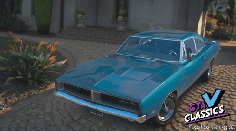 GTA 5 Dodge Vehicle Mod: 1969 Dodge Charger R/T 426 Hemi (Featured)