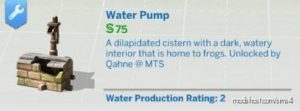 Sims 4 Mod: Unlocked & Functional Water Pump (Image #2)