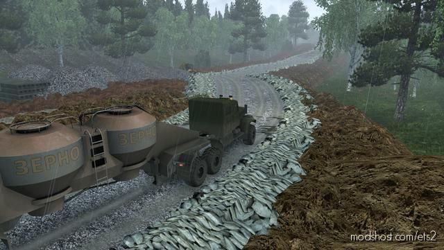 ETS2 Russia Mod: Map Harsh Russian Siberia R14 1.39 (Featured)