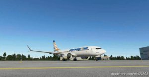 MSFS 2020 737-MAX Livery Mod: Smartwings 737 MAX V0.1 (Featured)