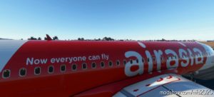 MSFS 2020 A320neo Livery Mod: Airbus A320Neo – Airasia (Indonisian) (8K) (Image #4)