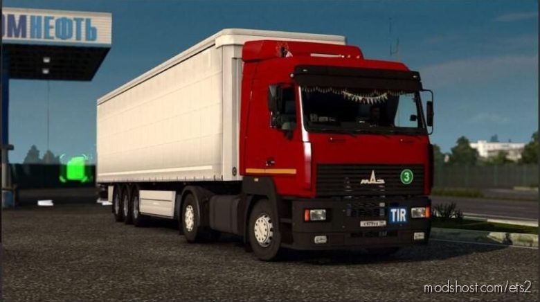 ETS2 MAZ Truck Mod: 5340 / 5440 / 6430 A8 1.39 – 1.40 (Featured)