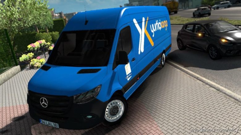 ETS2 Mercedes-Benz Car Mod: Sprinter 2021 V1R60 1.40 (Featured)