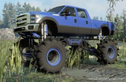 SnowRunner Car Mod: Bbcustoms F-350 Diesel Mega MUD Truck V1.6.9 (Image #2)