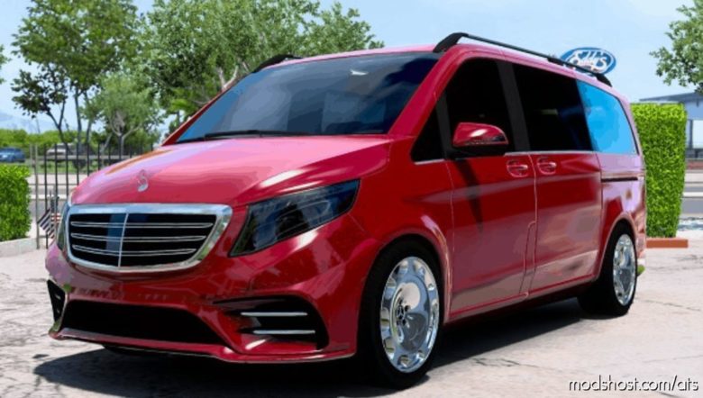 ATS Mercedes-Benz Car Mod: Vito V-Class 2018 V4 1.40 (Featured)