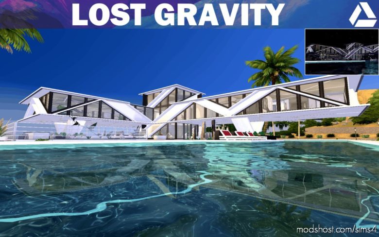 Sims 4 Mod: Lost Gravity House (Featured)