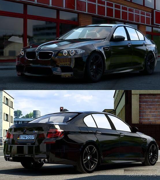 ETS2 Physics Car Mod: BMW M5 F10 V6.0 1.40 (Featured)