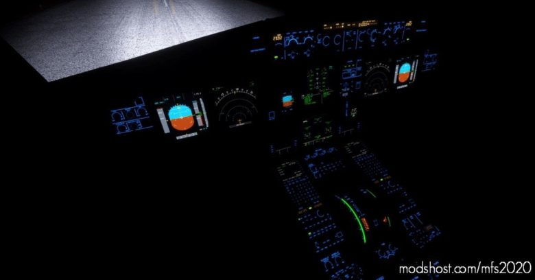 MSFS 2020 A320 Mod: NX FBW (Black Cockpit / Blue Lighting) V2.0 (Featured)