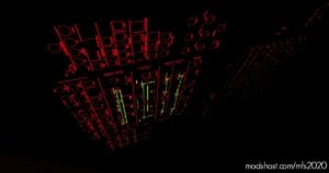 MSFS 2020 A330 Mod: (RED Cockpit Lighting) (Featured)