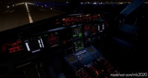 MSFS 2020 A330 Mod: (RED Cockpit Lighting) (Image #2)