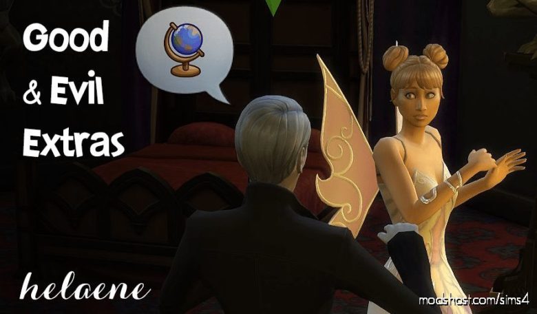 Sims 4 Mod: Helaene – Trait Extras: Good & Evil (Interactions And LOT Traits) (Featured)