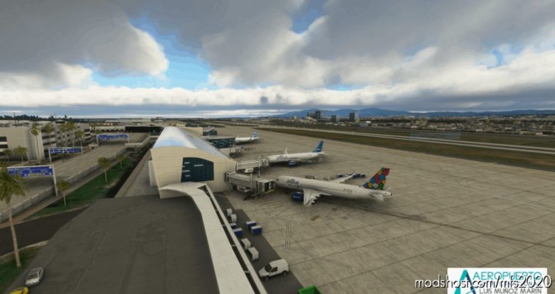 MSFS 2020 Puerto Rico Scenery Mod: Static Airliners For Tjsj (Featured)