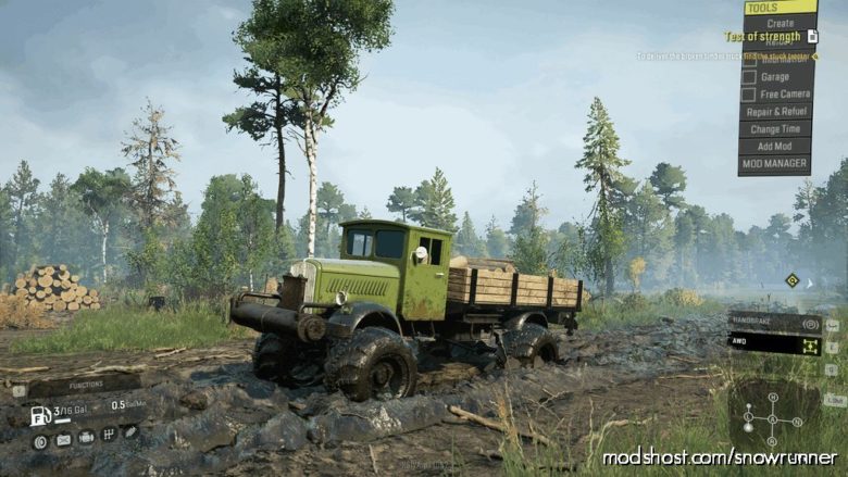 SnowRunner Truck Mod: C.C.M. Holzgas V1.5 (Featured)