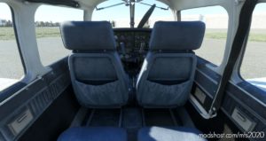 MSFS 2020 Cockpit Mod: Piper PA28R Arrow III (Justflight) – Clean Blue Interior V2.5 (Image #2)