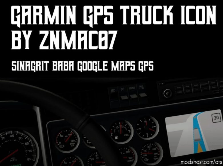 ATS Mod: Garmin GPS Truck Icon 1.40 (Featured)