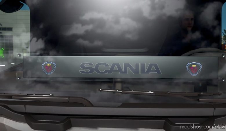 ETS2 Scania Part Mod: Windshield Table 1.400 (Featured)