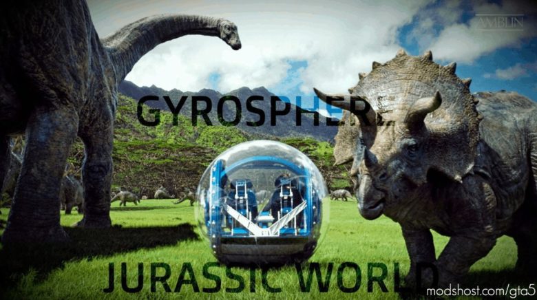 GTA 5 Vehicle Mod: Jurassic World Gyrosphere (Featured)