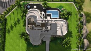 Sims 4 House Mod: Modern Mansion – NO CC (Image #11)