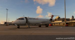 MSFS 2020 8K Livery Mod: Qantaslink Vh-Yqv 8K With Interior (Featured)