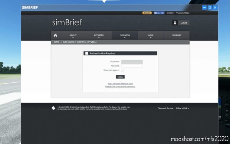 MSFS 2020 Mod: Simbrief In-Game Panel WIP V1.4 (Featured)