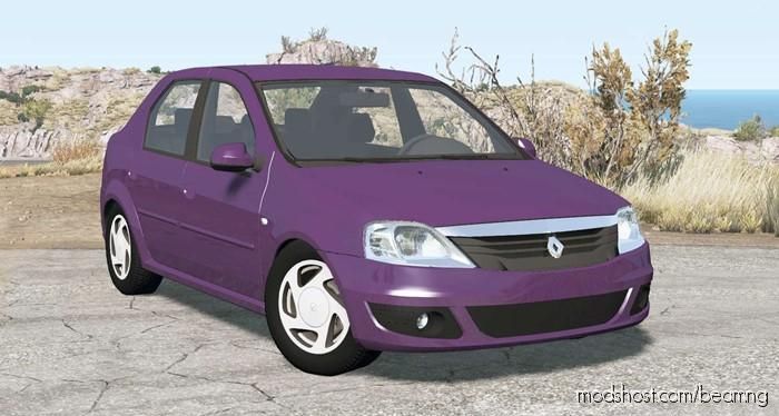 BeamNG Renault Car Mod: Logan 2010 V2.0 (Featured)