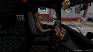 ETS2 Volvo Mod: Dark Interior Volvo FH16 2012 V0.9 (Image #3)