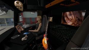 ETS2 Volvo Mod: Dark Interior Volvo FH16 2012 V0.9 (Image #4)